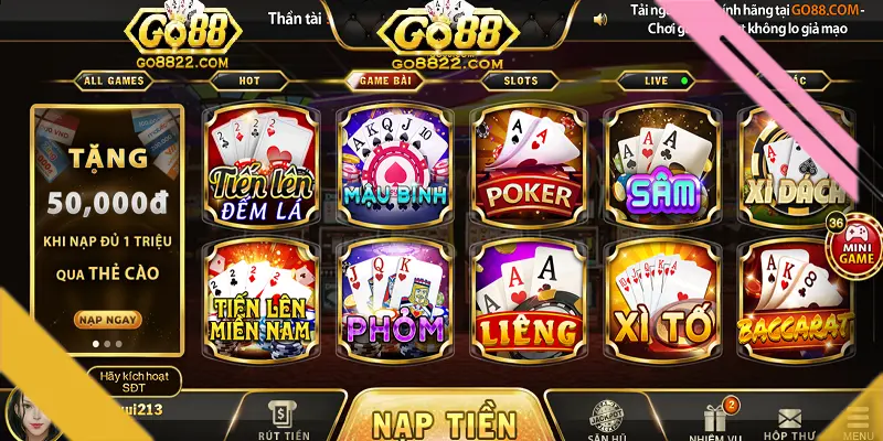 GO88 Game Bài - Nơi Hội Tụ Tinh Hoa Online